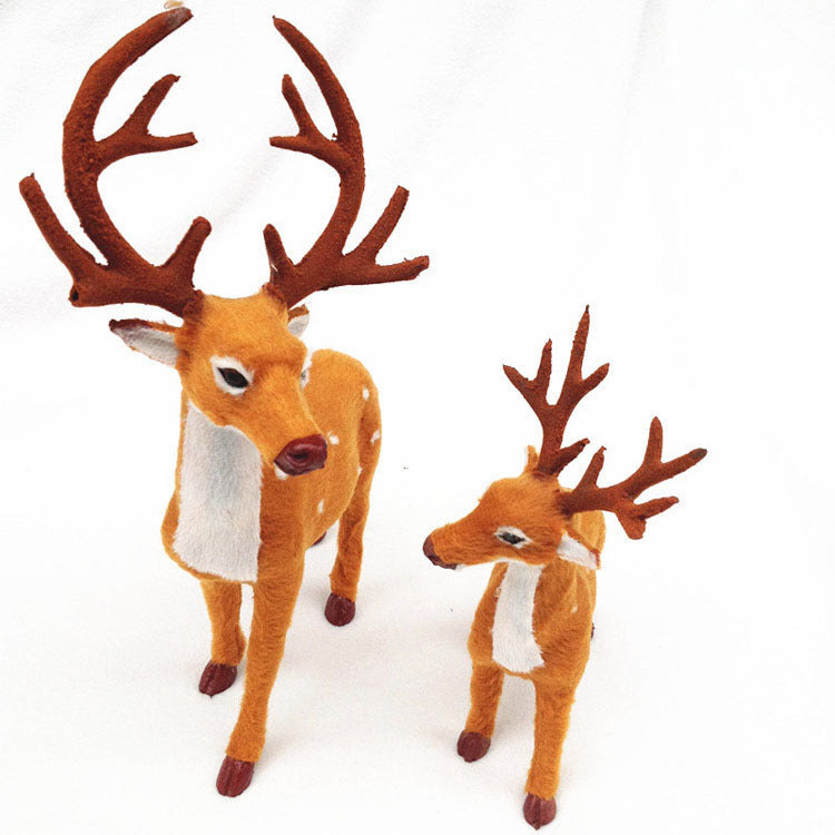 Christmas deer simulation elk Christmas window layout props desktop ornaments deer Christmas decorations Christmas deer simulation elk Christmas window layout props desktop ornaments deer Christmas decorations